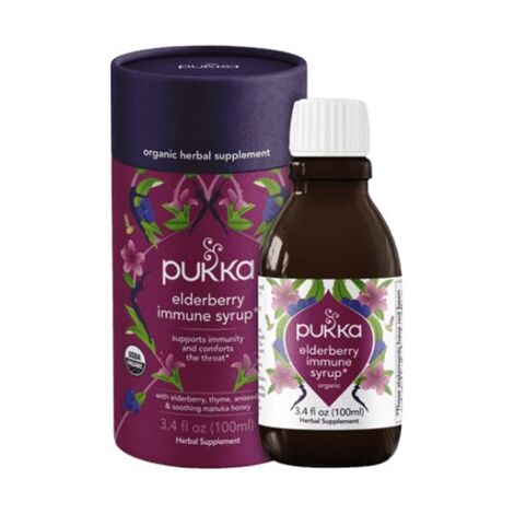 סירופ סמבוק ודבש מנוקה אורגני 100 מ"ל Pukka למכירה , 2 image