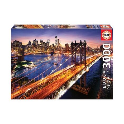 פאזל Manhattan at dusk 3000 18508 חלקים Educa למכירה 