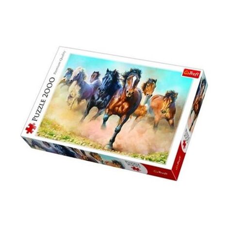 פאזל Galloping herd of horses 2000 27098 חלקים Trefl למכירה , 3 image