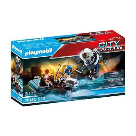 פליימוביל 70782 Police Jet Pack with Boat למכירה , 2 image