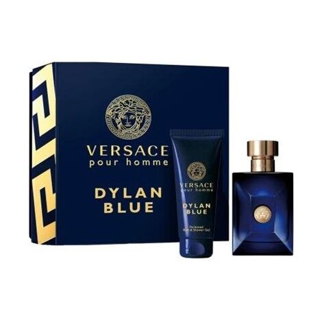 ערכת טיפוח Versace Dylan Blue Set For Men E.D.T 100ml + Shower Gel ורסצ'ה למכירה 