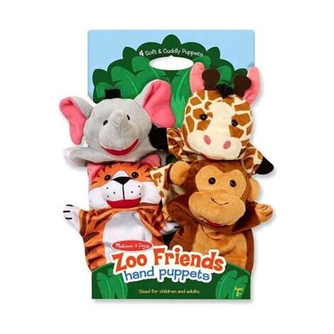 Melissa & Doug 9081 Zoo Friends Hand Puppets למכירה , 2 image