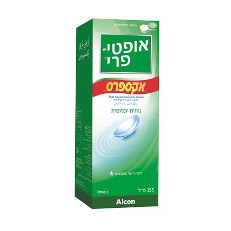 Opti Free Express 355 מ"ל Alcon למכירה 