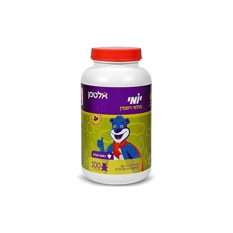 מולטי ויטמין  אלטמן יומי 100 דובונים altman למכירה 