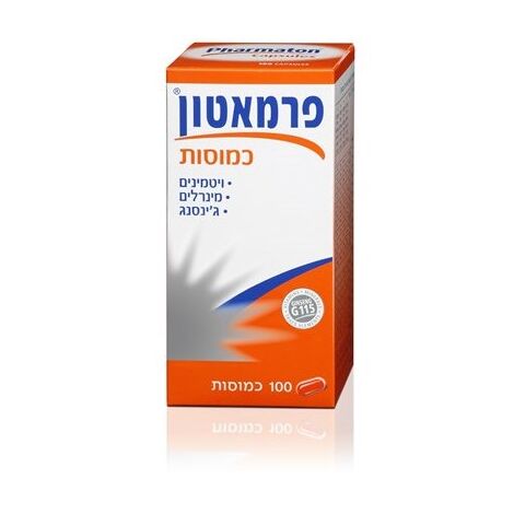 מולטי ויטמין Pharmaton לאנשים מעל גיל 50 100 כמוסות פרמאטון למכירה , 2 image