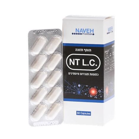 Navehpharma Nt L.c. Natural Magnesium 100 Cap למכירה 