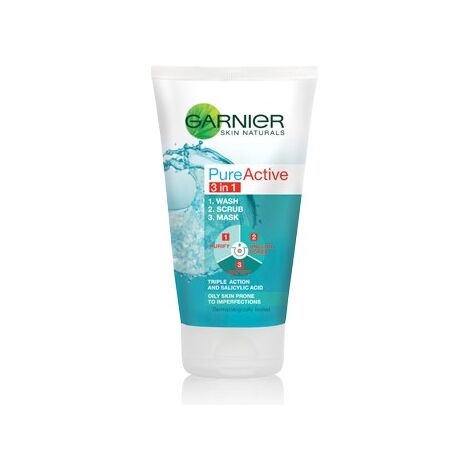ניקוי פנים פיור אקטיב 3 ב-1 150 מ"ל Garnier למכירה , 2 image