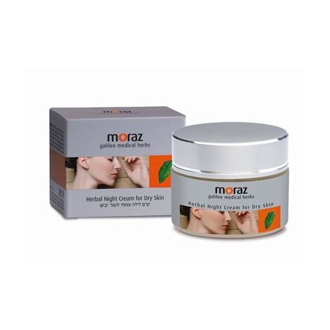 Natural Herbal Night Cream for Dry Skin Softens Face & Neck Skin 50ml Moraz למכירה , 2 image