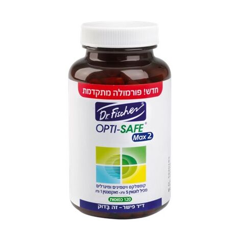 מולטי ויטמין Dr. Fischer אופטי סייף 120 כמוסות למכירה , 2 image