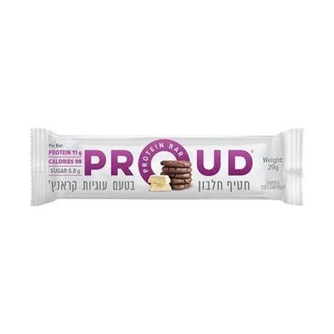 פראוד חטיף חלבון בטעם קרם עוגיות קראנץ 60 גרם Proud למכירה , 3 image