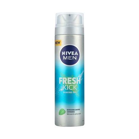 ג'ל גילוח Nivea Fresh Kick Shaving Gel 200ml למכירה , 3 image