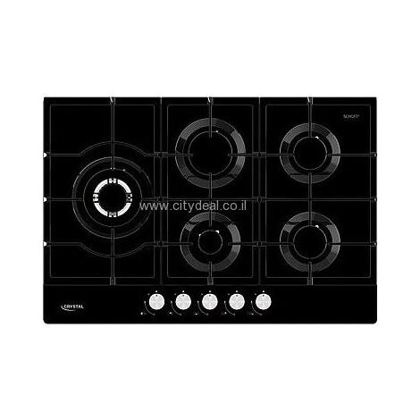 כיריים גז Crystal GH75GW/B קריסטל למכירה , 2 image
