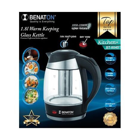 קומקום חשמלי Benaton BT8040  1.8 ליטר למכירה , 3 image