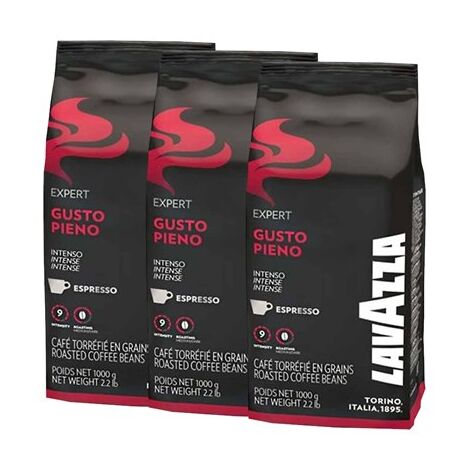 פולי קפה Lavazza Gusto pieno beans 3 Kg לוואצה למכירה 