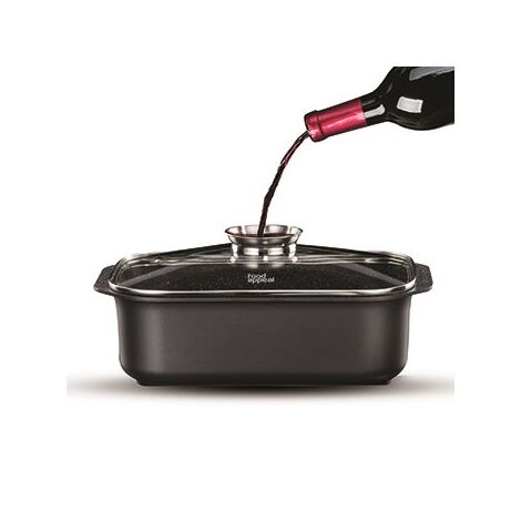 רוסטר Black Marble סיר שיש רוסטר מלבני 39 ס"מ 7.8 ליטר Food Appeal פוד אפיל למכירה 