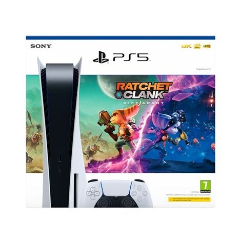 Sony PlayStation 5 825GB Blu-ray Edition Ratchet & Clank Rift Apart סוני למכירה , 2 image