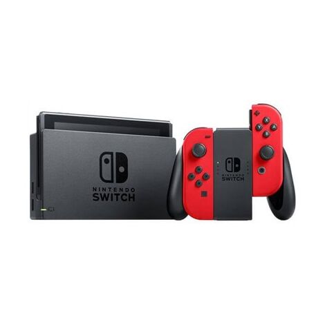 Nintendo Switch (Red) + Super Mario Odyssey נינטנדו למכירה , 3 image