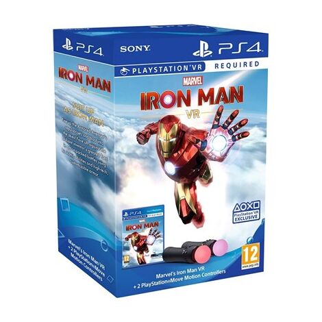 Sony PlayStation VR Marvel’s Iron Man VR Bundle זוג שלטי ומשחק סוני למכירה 