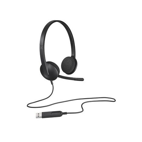 אוזניות  חוטיות Logitech H340 לוגיטק למכירה , 4 image