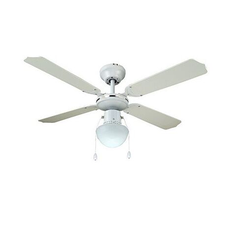 מאוורר תקרה מאוורר תקרה Miami 42" 1XE27 HY-J42003/W Semicom למכירה , 2 image