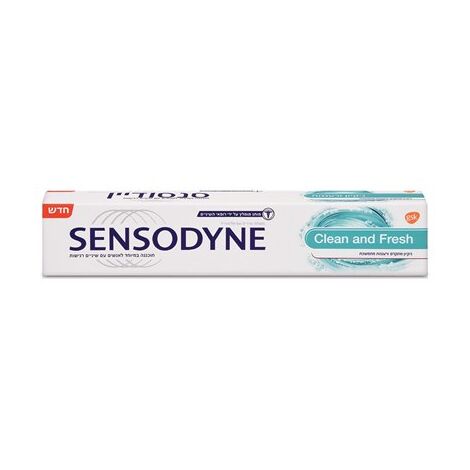 משחת שיניים Sensodyne Clean and Fresh Toothpaste Taste Freshens Breath למכירה , 2 image