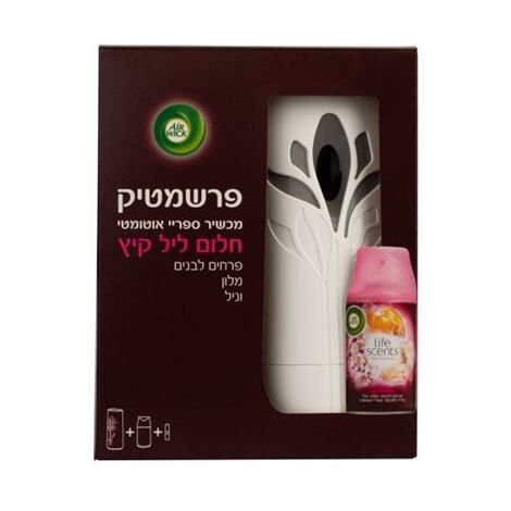בושם אווירה פרשמטיק מכשיר ספריי אוטומטי חלום ליל קיץ AIR WICK למכירה 