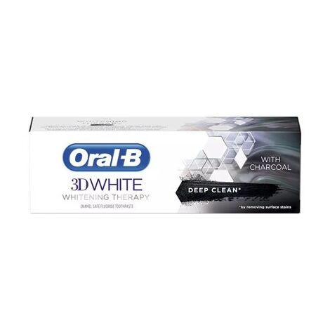משחת שיניים 3D WHITE משחה פחם לניקוי יסודי 75 מ"ל Oral-B למכירה , 2 image