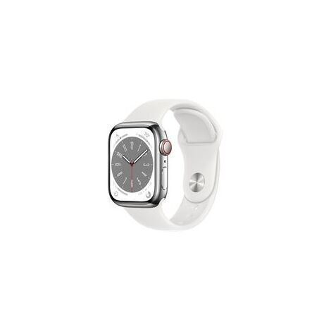 שעון חכם Apple Watch Series 8 45mm Stainless Steel Case Sport Band GPS + Cellular אפל למכירה , 6 image