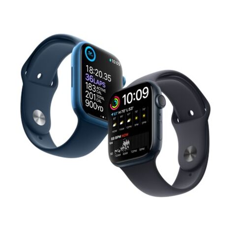 שעון חכם Apple Watch Series 7 45mm Aluminum Case Sport Band GPS אפל למכירה , 4 image
