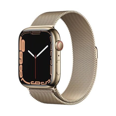שעון חכם Apple Watch Series 7 41mm Stainless Steel Case Milanese Loop GPS + Cellular אפל למכירה , 3 image