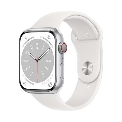 שעון חכם Apple Watch Series 8 45mm Stainless Steel Case Sport Band GPS + Cellular אפל למכירה , 8 image