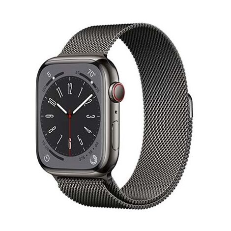 שעון חכם Apple Watch Series 8 45mm Stainless Steel Case Milanese Loop GPS + Cellular אפל למכירה , 2 image