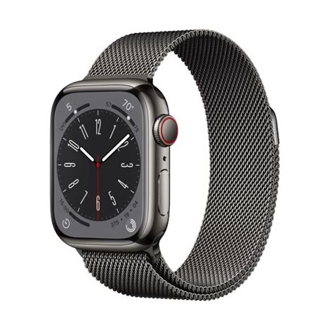 שעון חכם Apple Watch Series 8 41mm Stainless Steel Case Milanese Loop GPS + Cellular אפל למכירה , 2 image