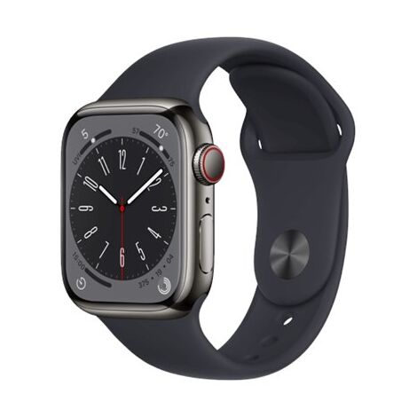 שעון חכם Apple Watch Series 8 41mm Stainless Steel Case Sport Band GPS + Cellular אפל למכירה , 2 image
