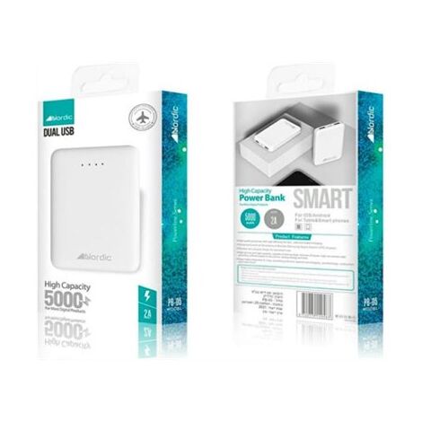 מטען נייד Nordic 5000mAH למכירה 