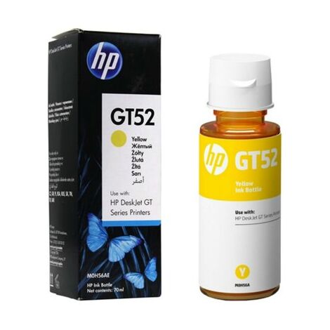 בקבוקון מילוי  צהוב HP GT52 M0H56AE למכירה , 2 image