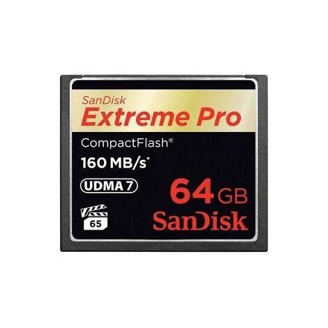 כרטיס זיכרון SanDisk Extreme Pro SDCFXPS-064G 64GB Compact Flash סנדיסק למכירה 