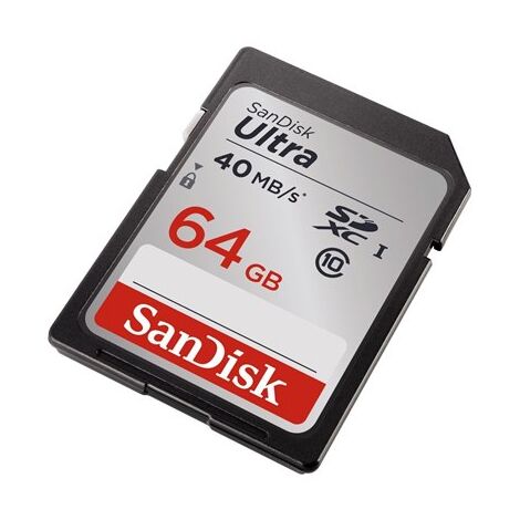 כרטיס זיכרון SanDisk Ultra SDSDUN-064G 64GB SD סנדיסק למכירה 