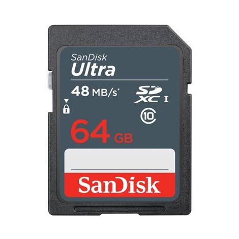 כרטיס זיכרון SanDisk Ultra SDSDUNB-064G-GN3IN 64GB SD סנדיסק למכירה 