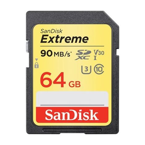 כרטיס זיכרון SanDisk Extreme SDSDXVE-064G 64GB SD סנדיסק למכירה , 2 image
