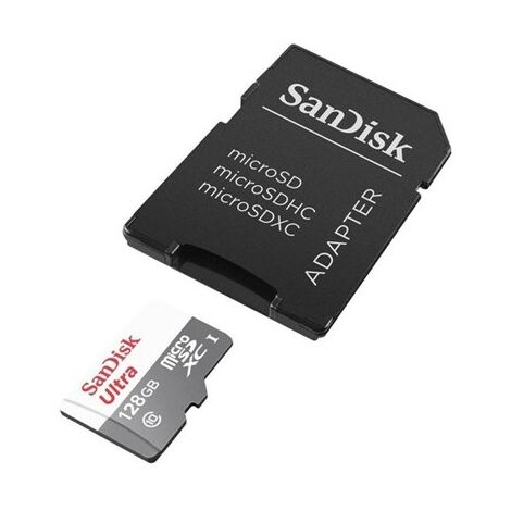 כרטיס זיכרון SanDisk Ultra SDSQUNB-128G 128GB Micro SD סנדיסק למכירה , 2 image