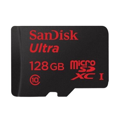 כרטיס זיכרון SanDisk Ultra SDSQUNC-128G 128GB Micro SD סנדיסק למכירה 