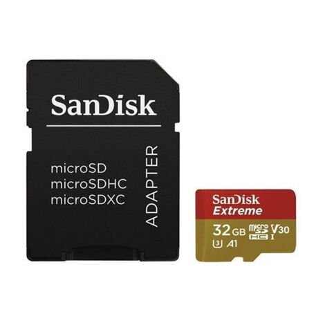 כרטיס זיכרון SanDisk Extreme SDSQXAF-032G 32GB Micro SD סנדיסק למכירה , 5 image