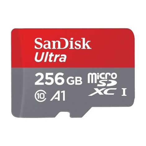 כרטיס זיכרון SanDisk Ultra SDSQUAR-256G 256GB Micro SD סנדיסק למכירה 