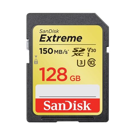 כרטיס זיכרון SanDisk Extreme Extreme SDXC 128GB SDSDXV5-128G 128GB SD סנדיסק למכירה 