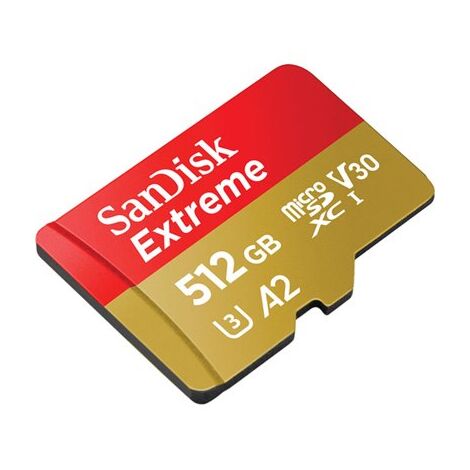 כרטיס זיכרון SanDisk Extreme SDSQXA1-512G 512GB Micro SD סנדיסק למכירה 