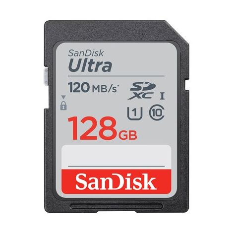 כרטיס זיכרון SanDisk Ultra SDSDUN4-128G 128GB SD סנדיסק למכירה 