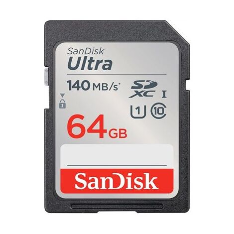 כרטיס זיכרון SanDisk Ultra Ultra SDXC SDSDUNB-064G-GN6IN 64GB SD UHS-I סנדיסק למכירה , 2 image