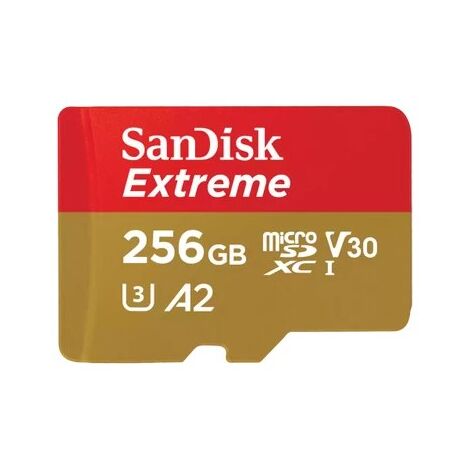 כרטיס זיכרון SanDisk Extreme Extreme 256GB uSD SDSQXAV-256G-GN6MN 256GB Micro SD סנדיסק למכירה , 3 image