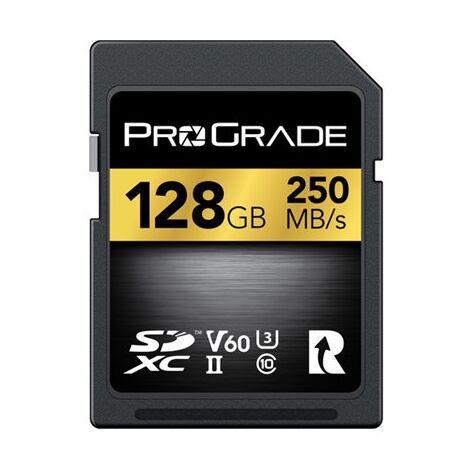 כרטיס זיכרון ProGrade Digital SDXC UHS-II V60 PGSD128GBKNA 128GB SD UHS-I למכירה 